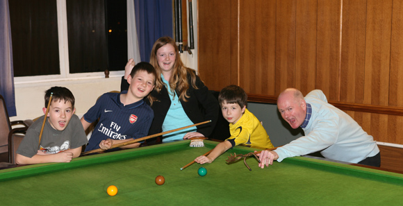 Learning snooker with Steve